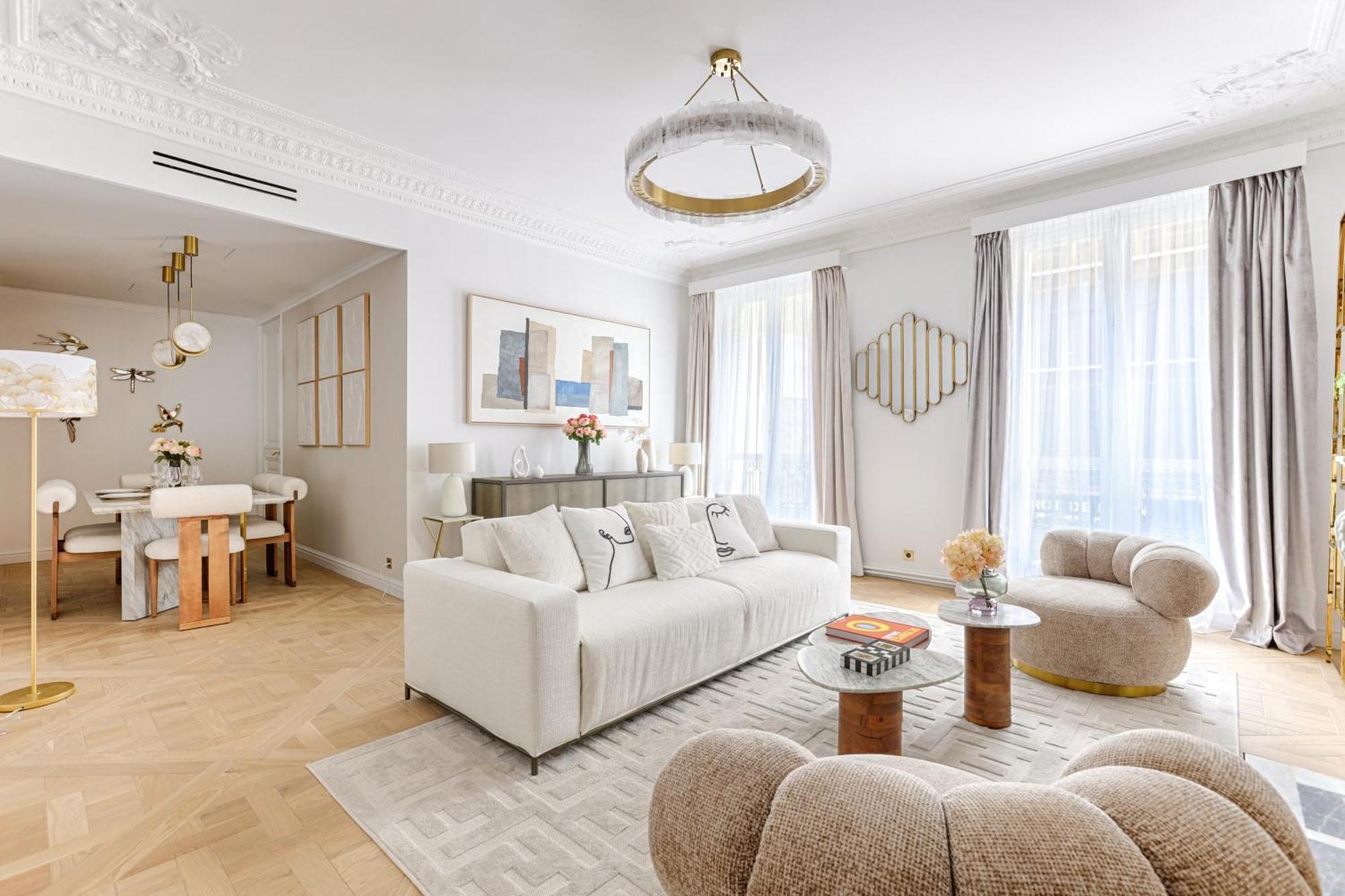 Elegant Luxury Apartment For 6 On Champs-Elysees Paris Exteriör bild